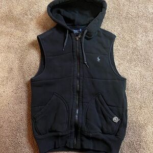 Ralph Lauren Black Quilted Vest